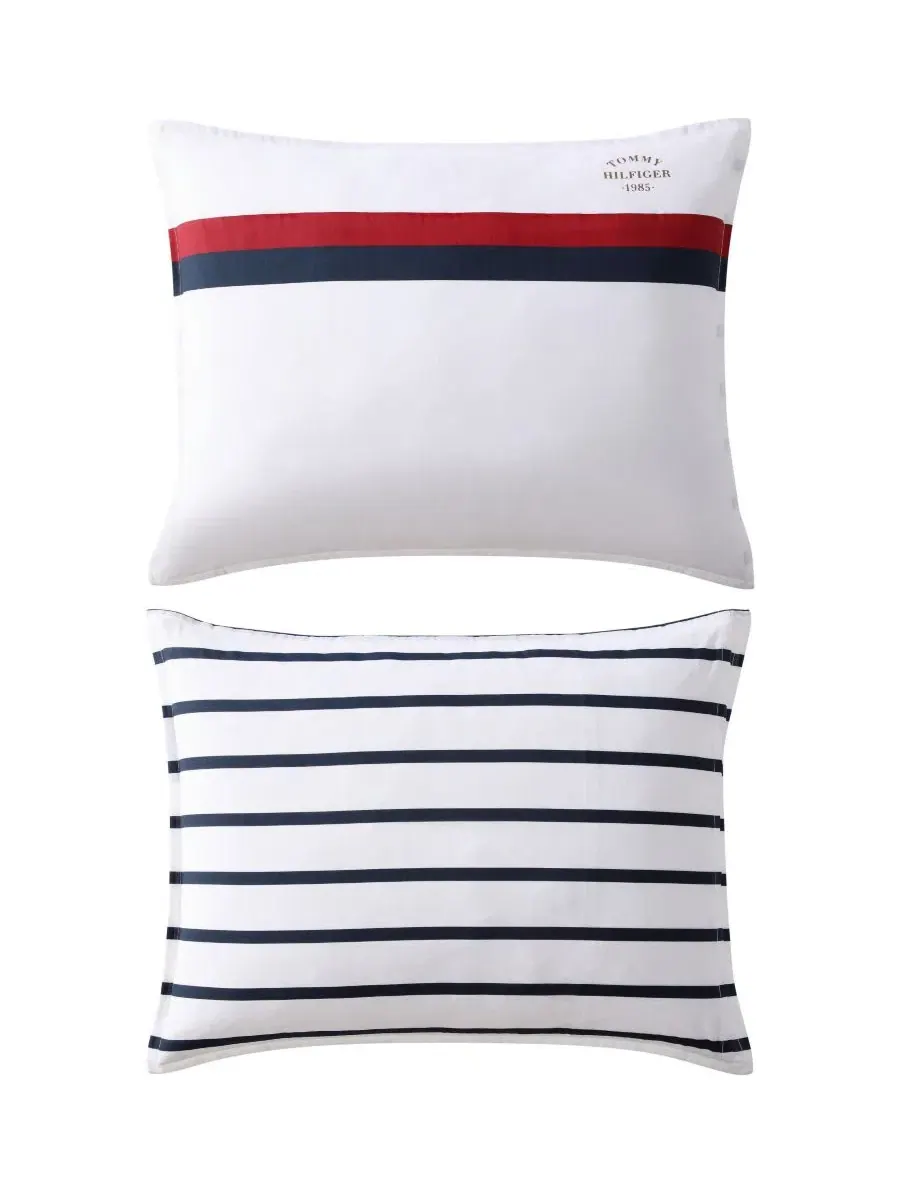 Комплект пододеяльника Tommy Classic Stripe Cotton Reversible 2-Pc. Duvet Cover Set, Twin Tommy — изображение 10 из 10