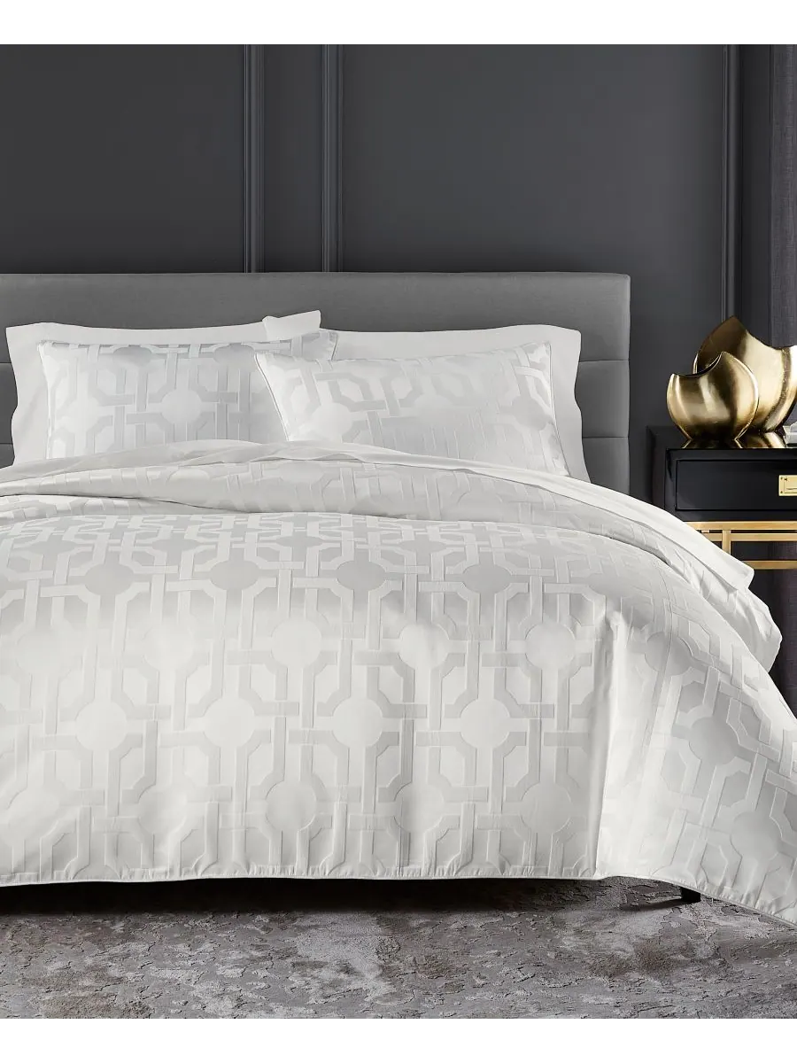 Комплект постельного белья Interlace, размер Full/Queen Hotel Collection — изображение 1 из 8, белый