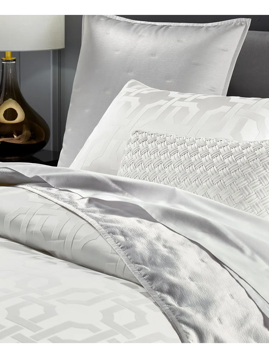 Комплект постельного белья Interlace, размер Full/Queen Hotel Collection — изображение 2 из 8, белый