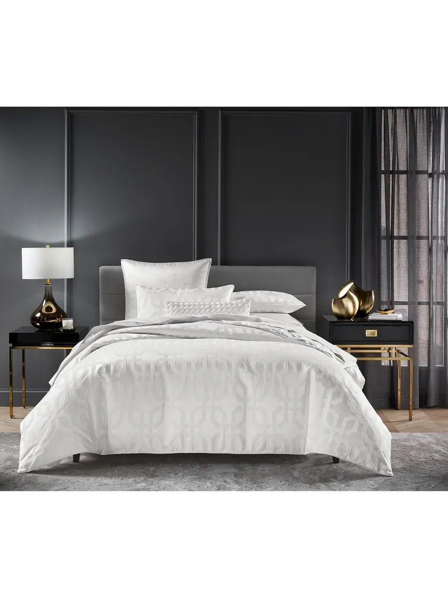 Комплект постельного белья Interlace, размер Full/Queen Hotel Collection — изображение 8 из 8, белый