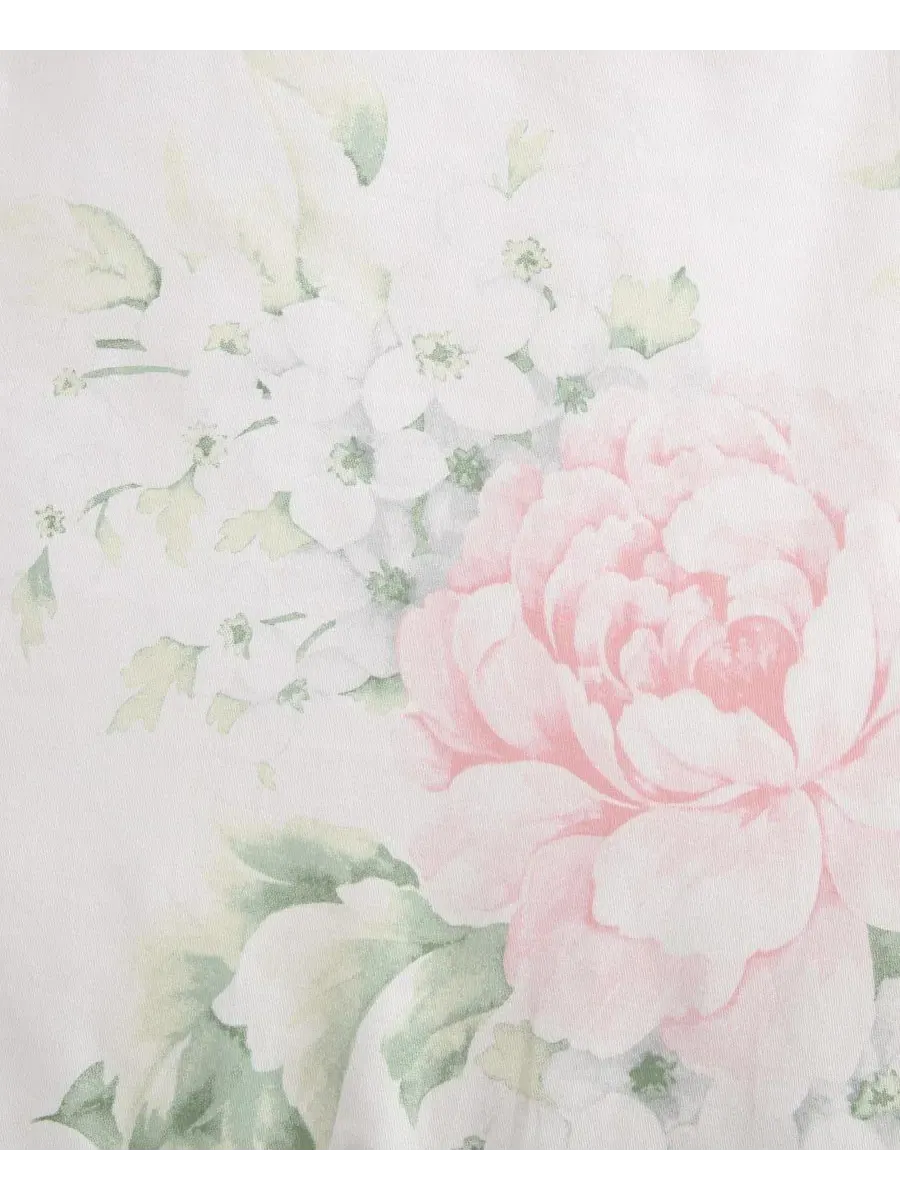 Двусторонний комплект постельного белья Serenity Roses, 7 предметов, размер King Laura Ashley — изображение 6 из 8, розовый