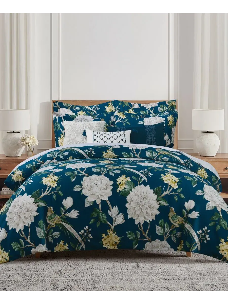 Комплект стеганого пододеяльника Velvedere Reversible 2-Piece Duvet Set, Twin/Twin XL Levtex Home — изображение 3 из 5