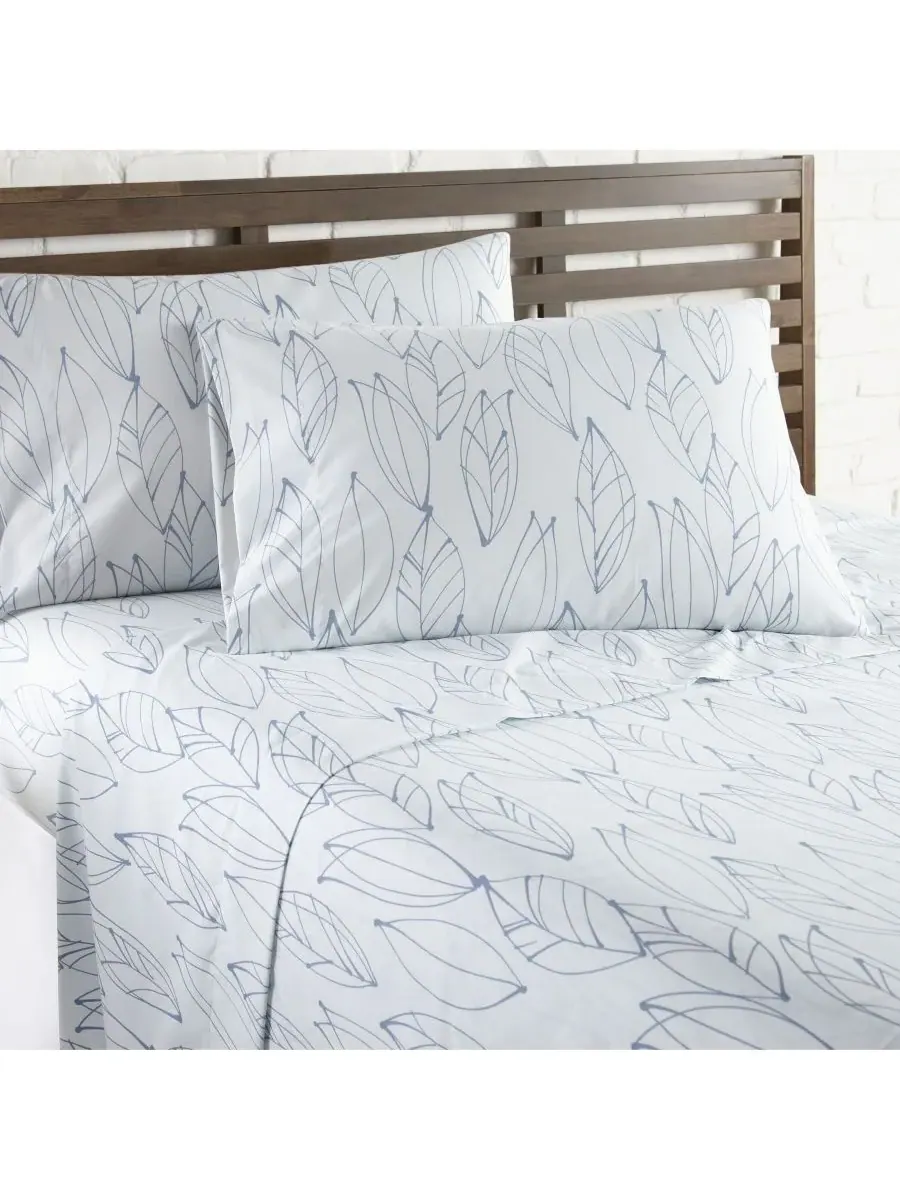Комплект постельного белья Modern Foliage Ultra Soft из 4 предметов, размер Queen Southshore Fine