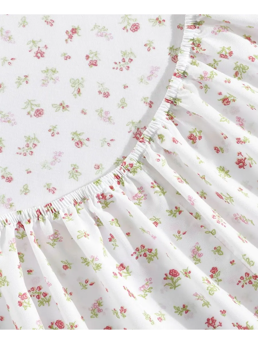 Комплект постельного белья из микрофибры, 4 предмета, размер Queen Laura Ashley, цвет mae — изображение 4 из 6