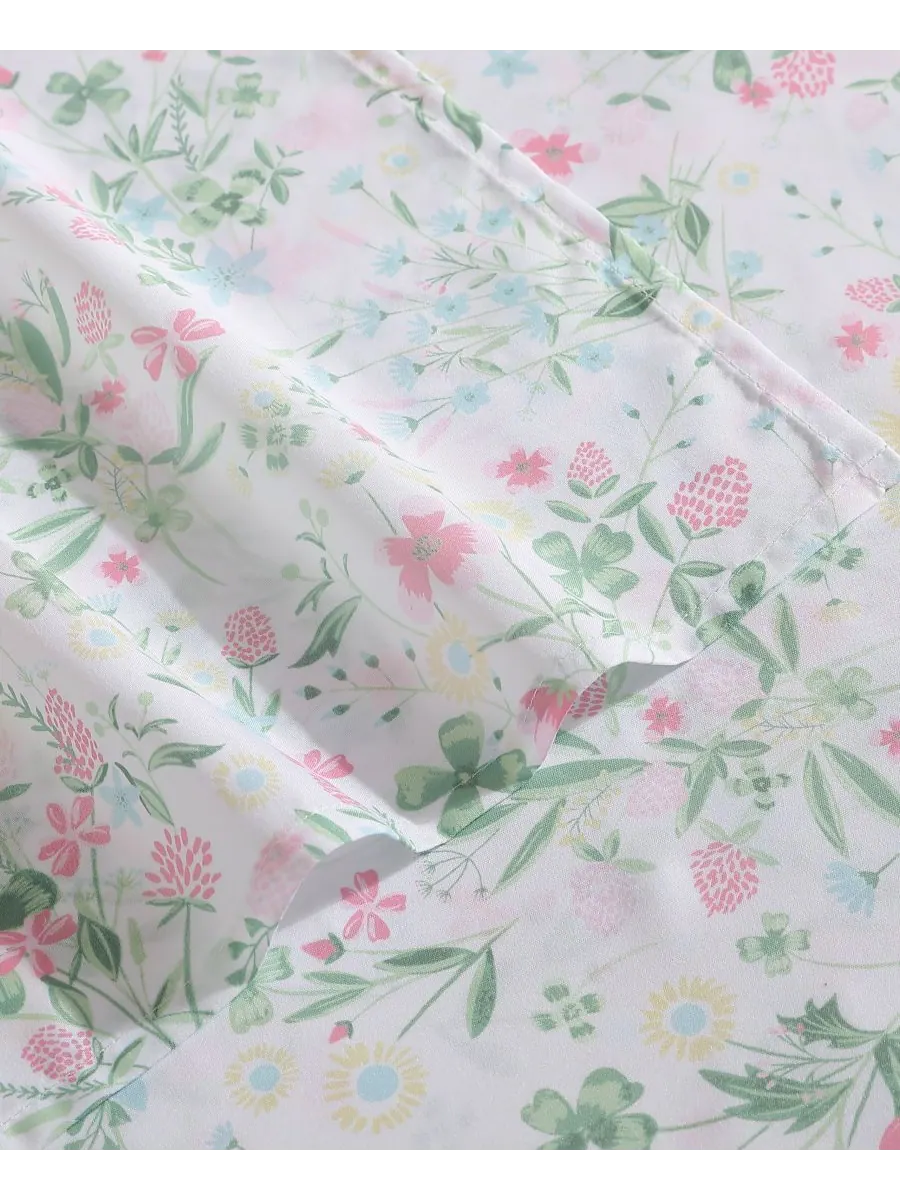 Комплект постельного белья из микрофибры, 4 предмета, размер Queen Laura Ashley, цвет posey dance — изображение 4 из 5