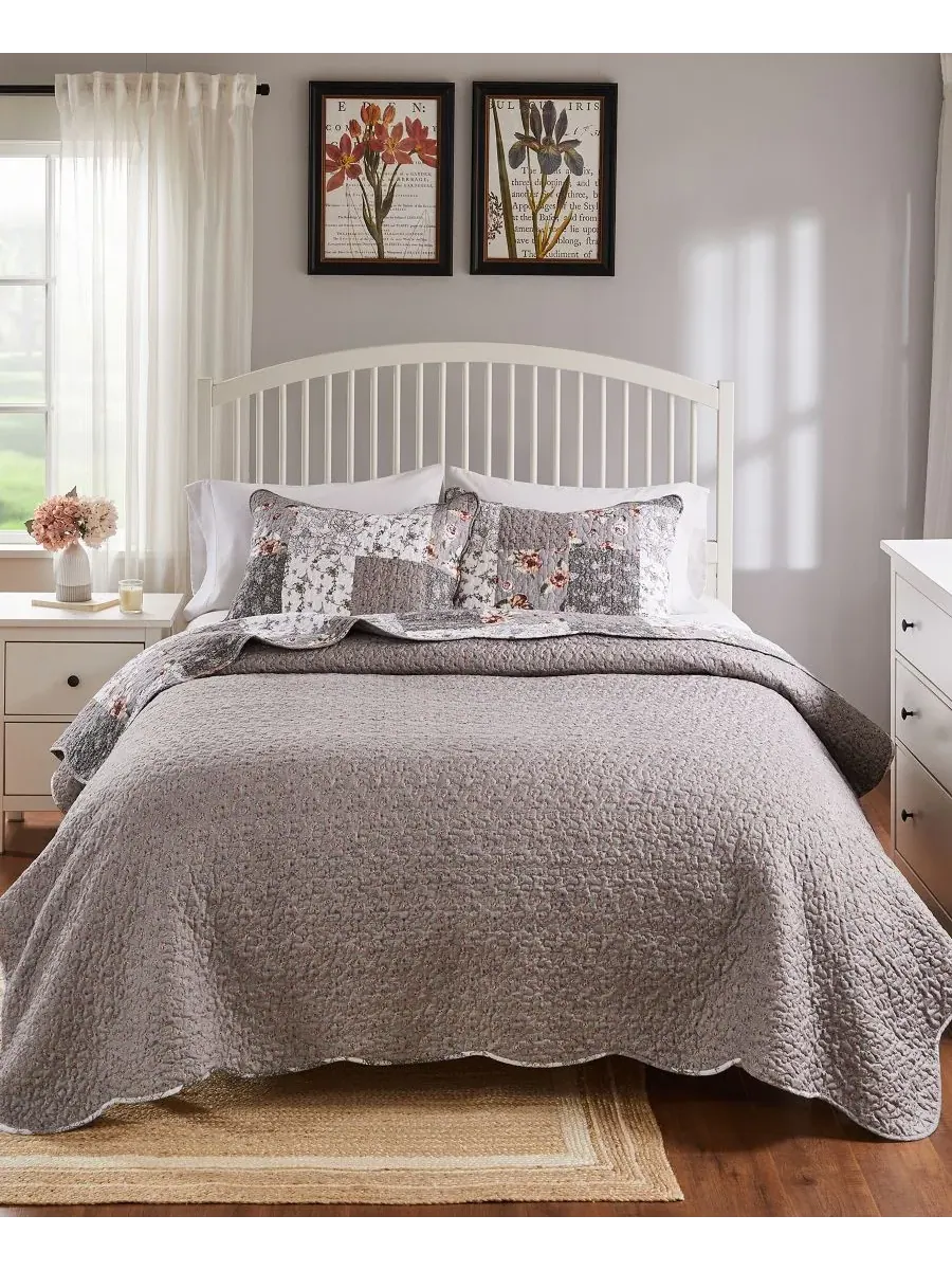 Комплект постельного белья Giulia из 2 предметов, размер Twin Greenland Home Fashions — изображение 3 из 3, нет цвета