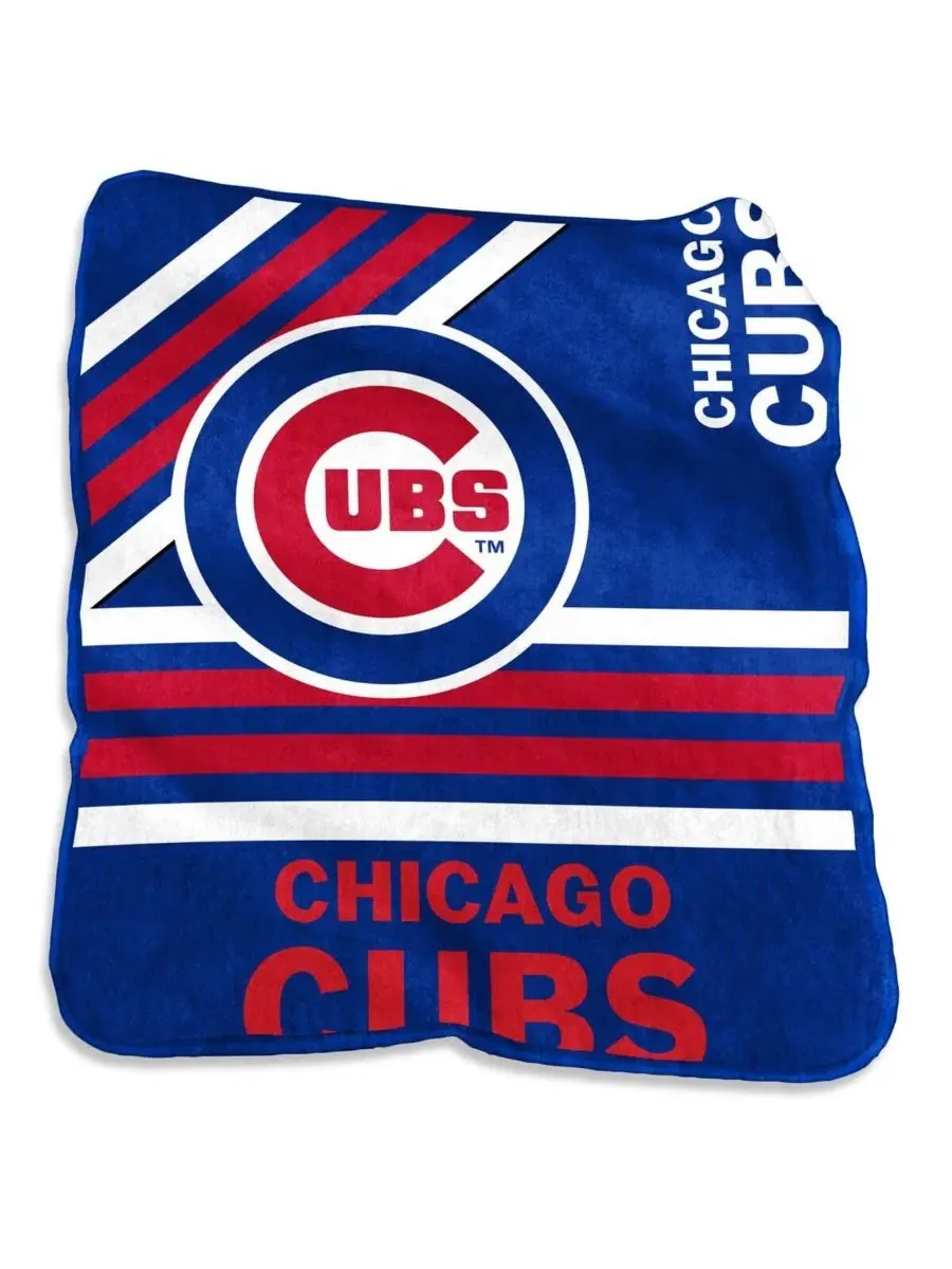 Плед флисовый с принтом Chicago Cubs 127 x 152 см Logo Brands — изображение 1 из 1, нет цвета