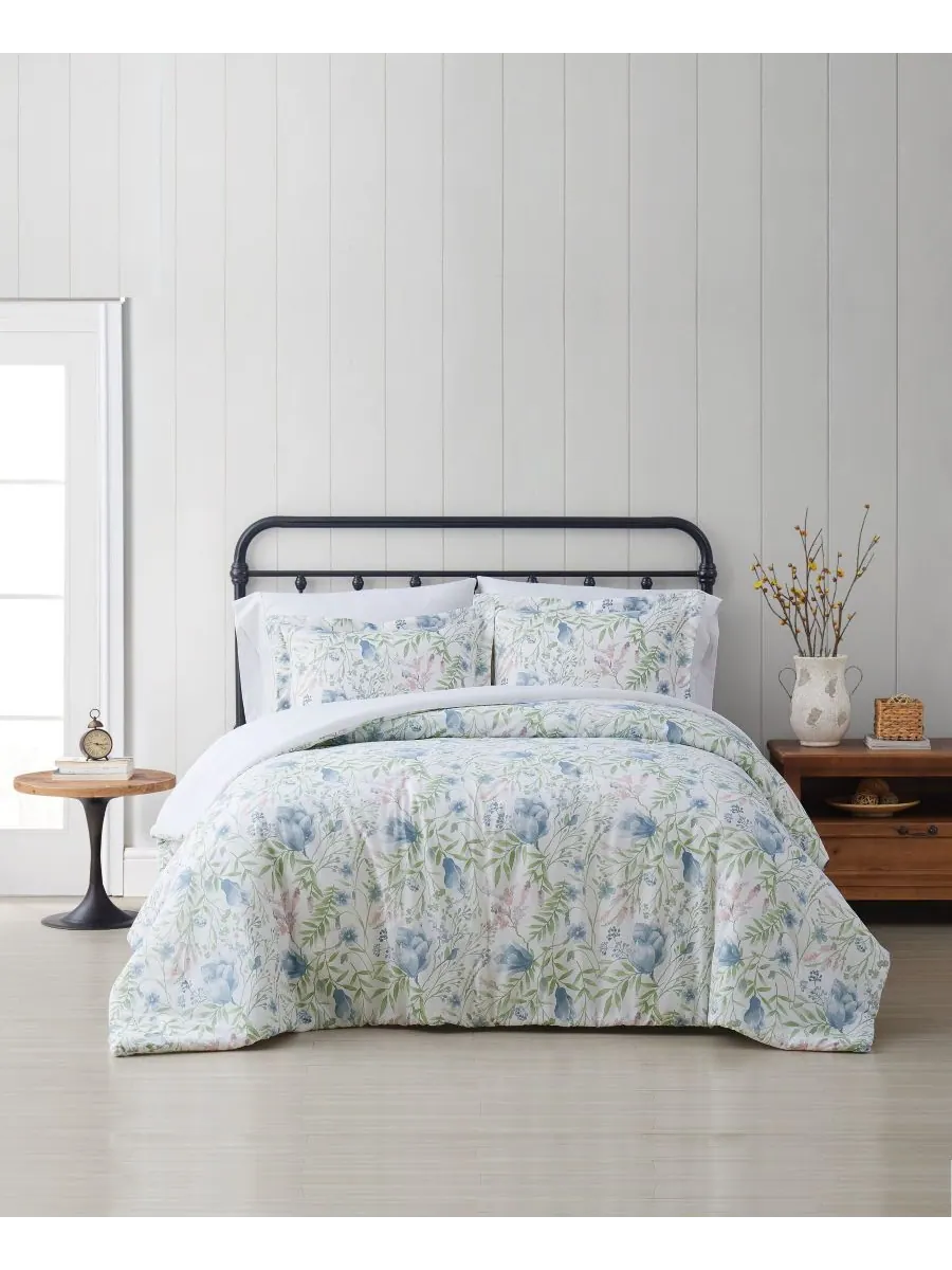 Комплект постельного белья Field Floral из 3 предметов, размер Full/Queen Cottage Classics