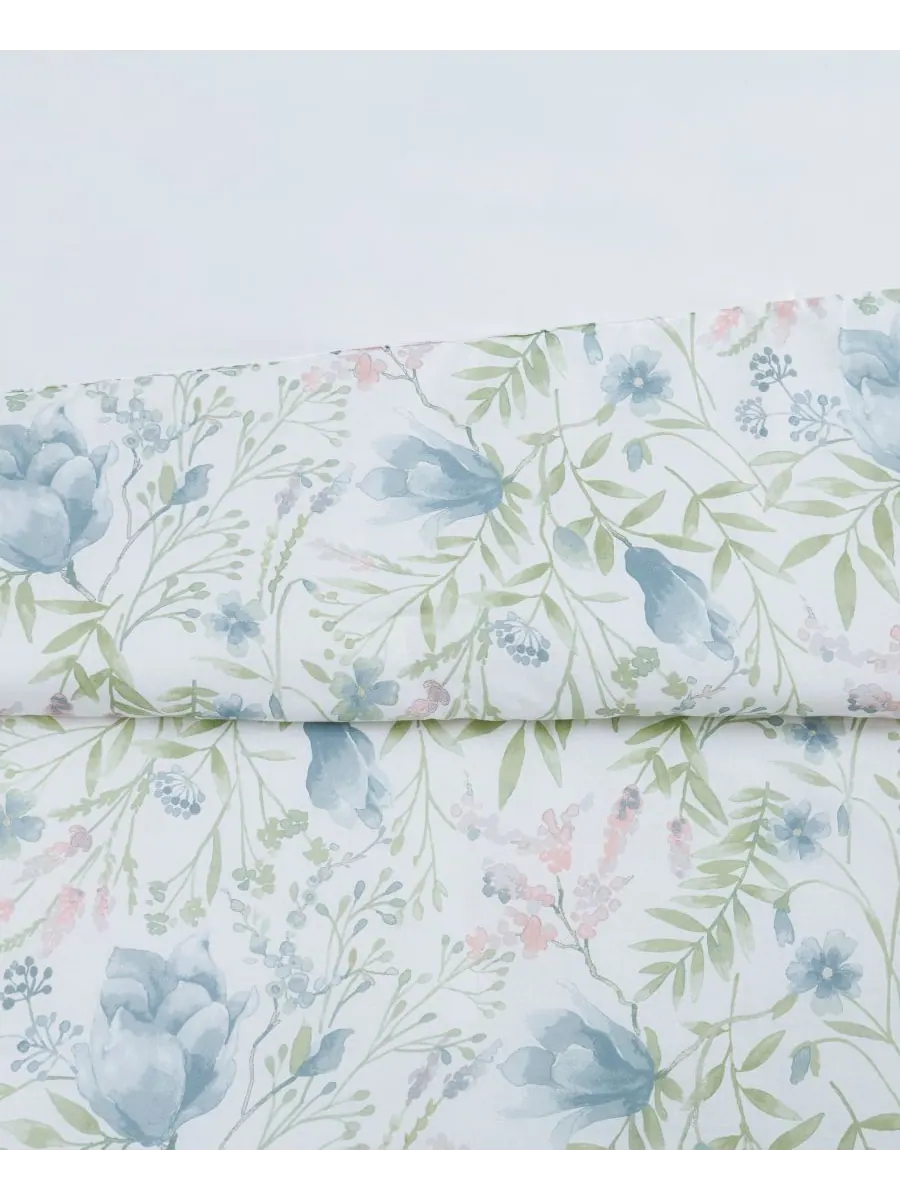 Комплект постельного белья Field Floral из 3 предметов, размер Full/Queen Cottage Classics — изображение 4 из 4, мульти