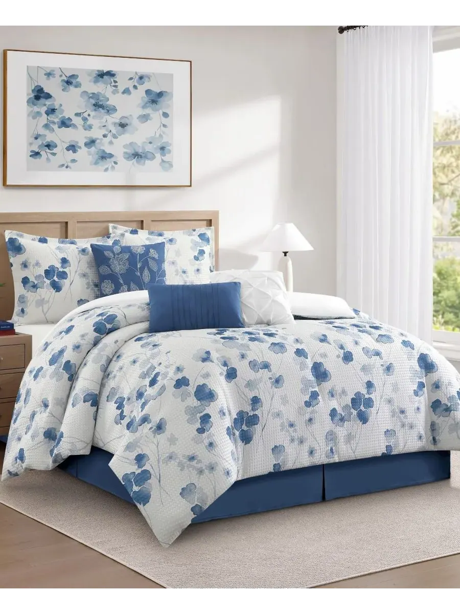 Комплект постельного белья Merna Floral из 7 предметов, размер Queen Stratford Park