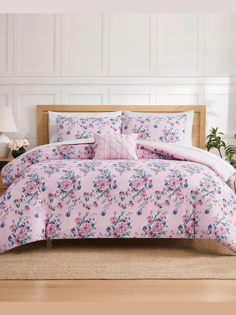 Комплект постельного белья Phoebe Reversible 8-предметный, королевский размер Jessica Simpson