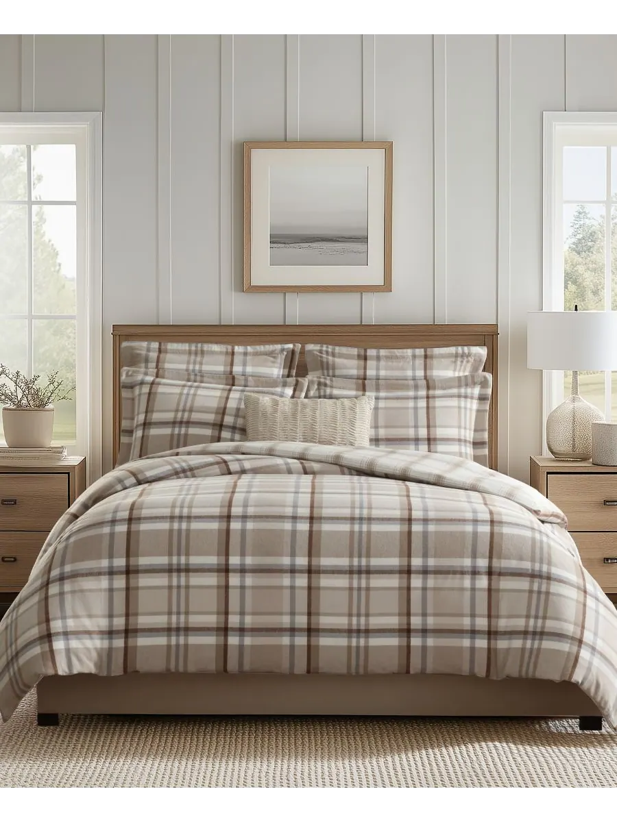 Комплект постельного белья Spencer Plaid Flannel из 3 предметов, размер King/California King Levtex