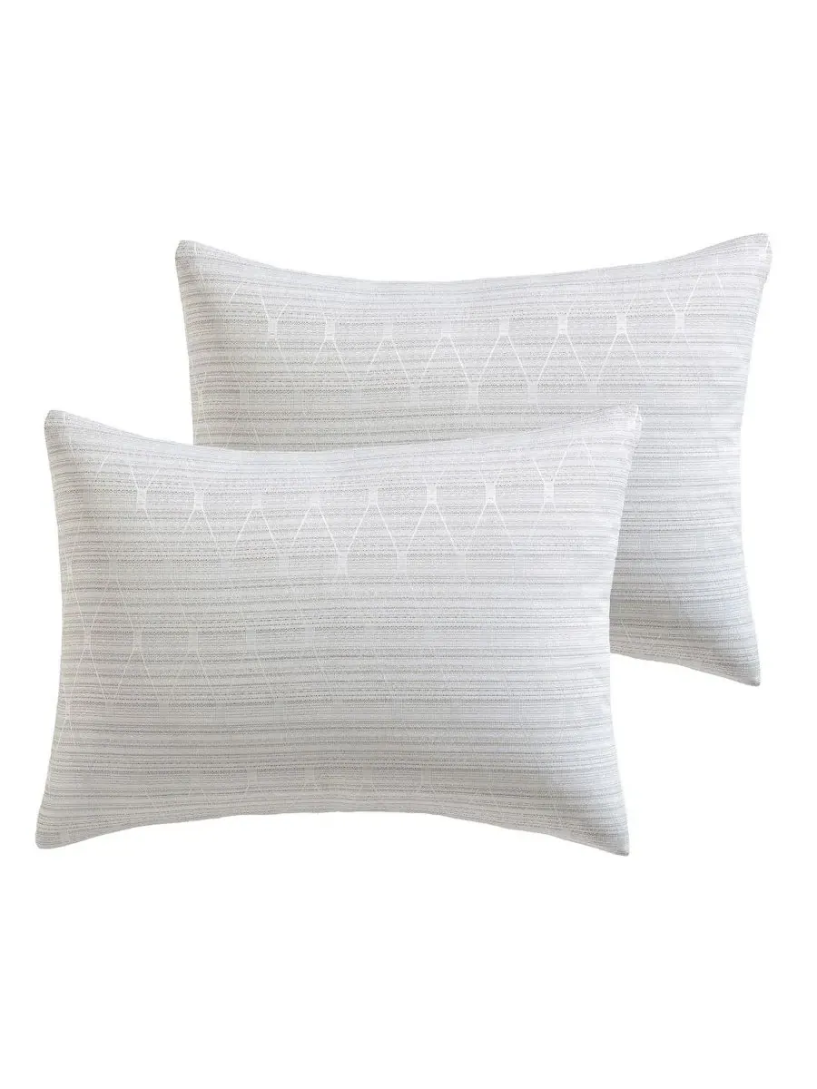 Комплект постельного белья Marguerite Jacquard VCNY Home — изображение 5 из 7, серый