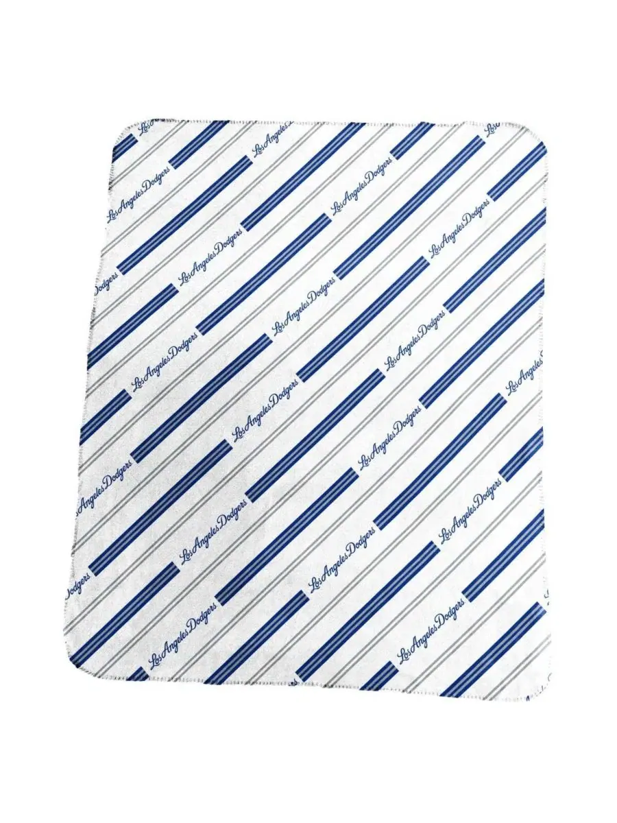 Плед флисовый с вертикальной полосой Los Angeles Dodgers Classic Vertical Stripe Logo Brands — изображение 1 из 1, нет цвета