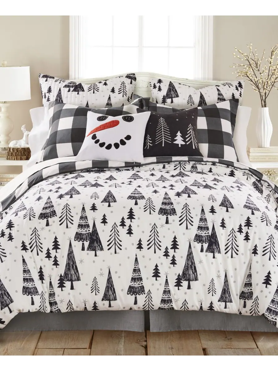 Комплект постельного белья home merry and bright northern star, 3 предмета, размер king Levtex