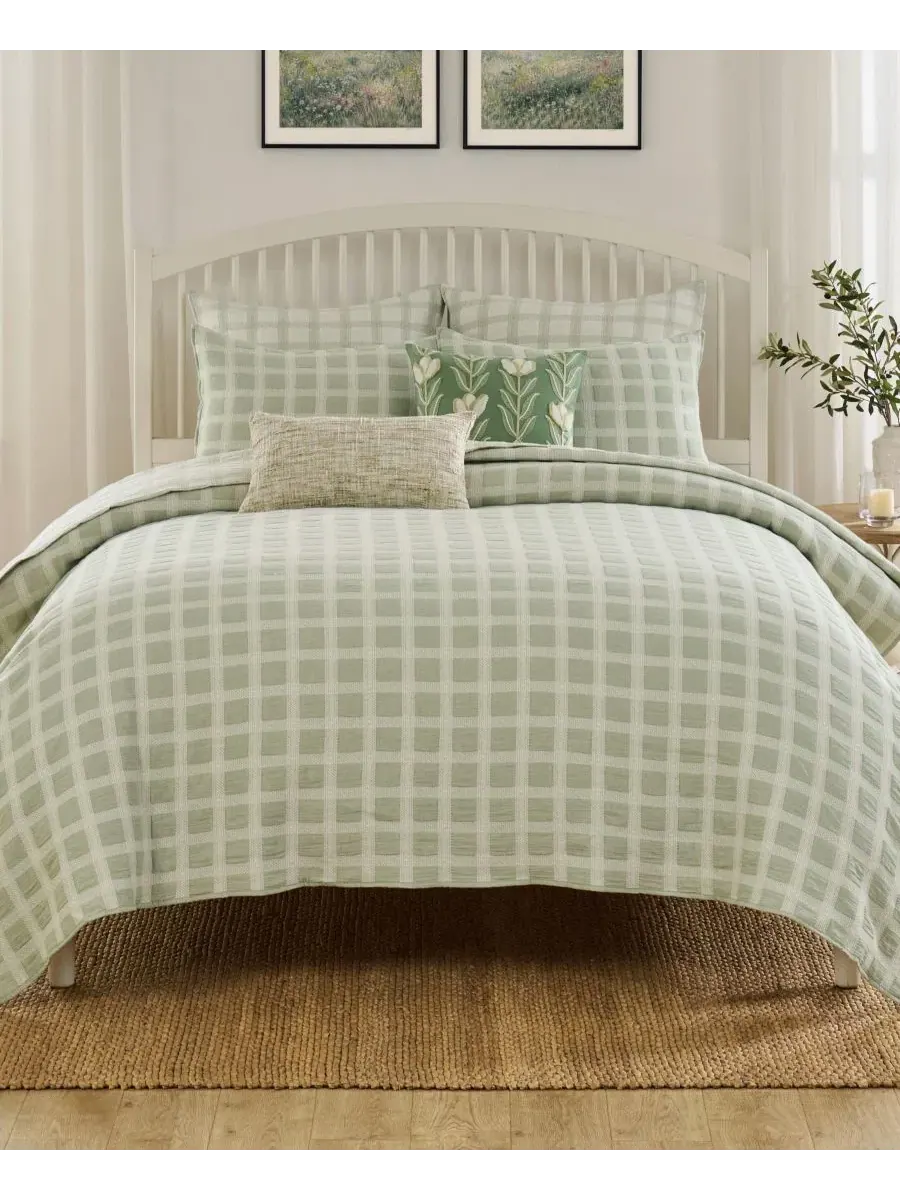 Покрывало-набор из 3 предметов Millhouse Jacquard-Woven, Full/Queen Greenland Home Fashions