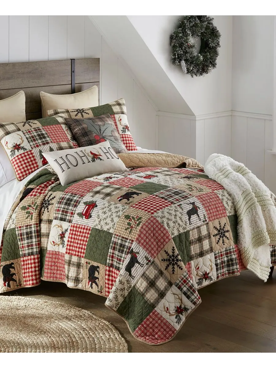 Комплект постельного белья Holly Forest Patchwork из 2 предметов, размер Twin Your Lifestyle