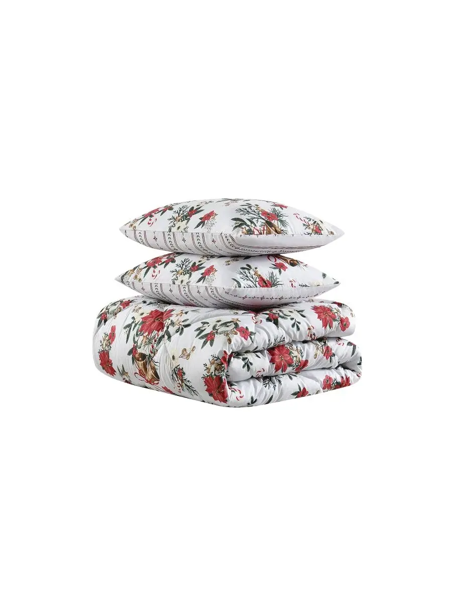 Комплект постельного белья Christmas Trimmings 3-Piece, Twin Lenox — изображение 7 из 10, мульти