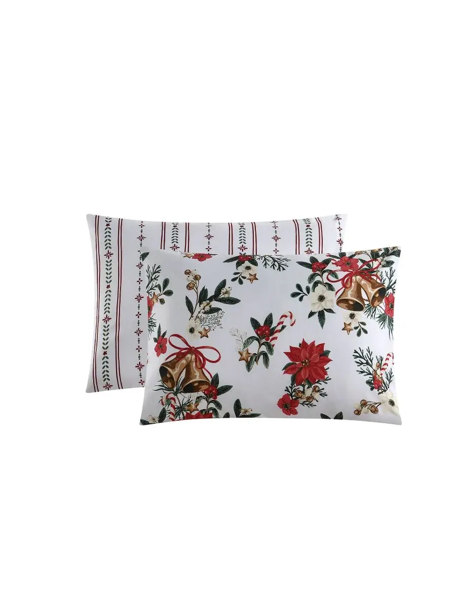 Комплект постельного белья Christmas Trimmings 3-Piece, Twin Lenox — изображение 9 из 10, мульти
