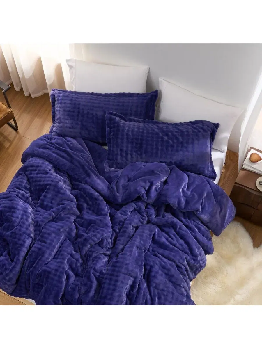 Комплект пухового одеяла Snowball Double Chunky Bunny Coma Inducer — изображение 1 из 3, фиолетовый
