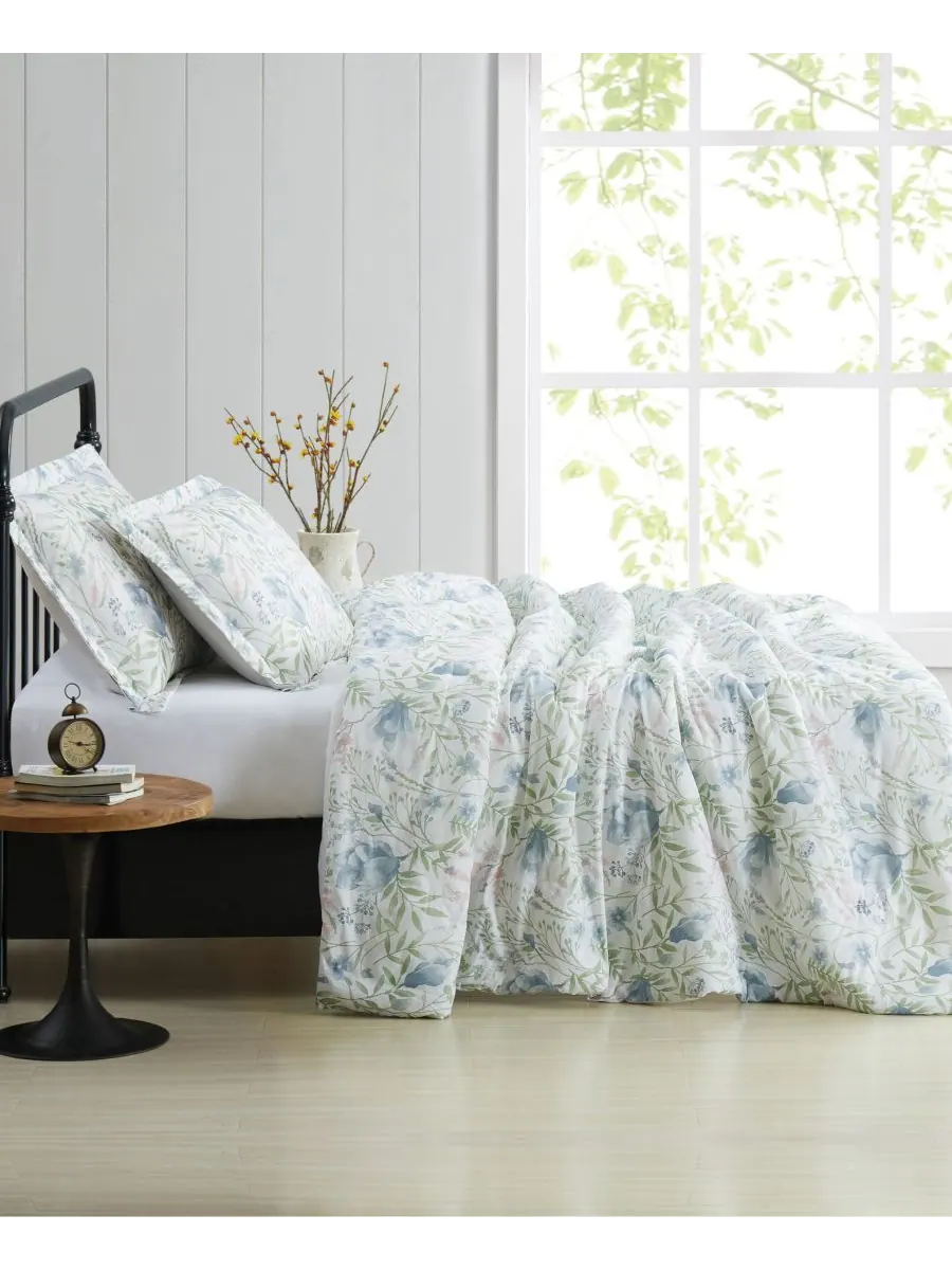 Комплект постельного белья Field Floral из 3 предметов, размер King Cottage Classics — изображение 2 из 4, мульти
