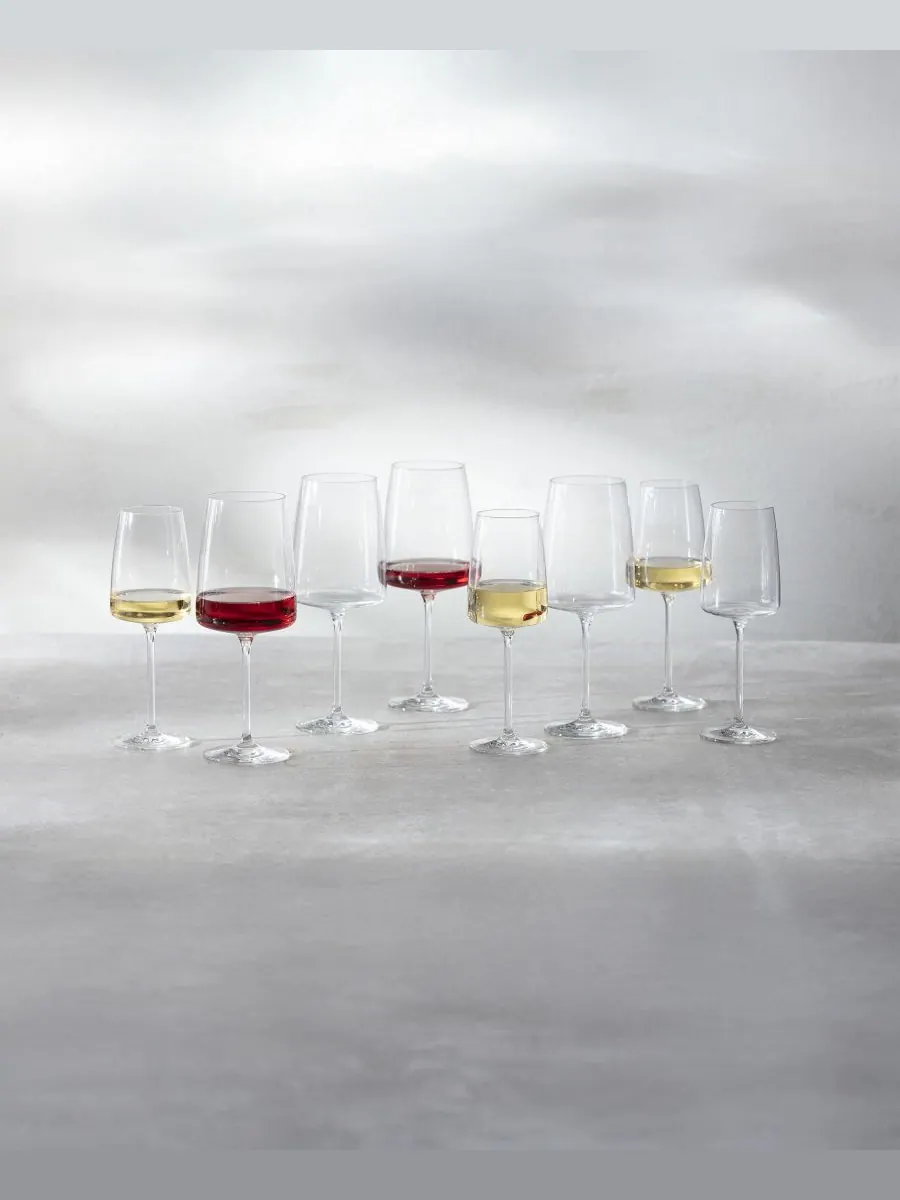 Набор из 8 бокалов для красного и белого вина Sensa Zwiesel Glas — изображение 2 из 9, прозрачный