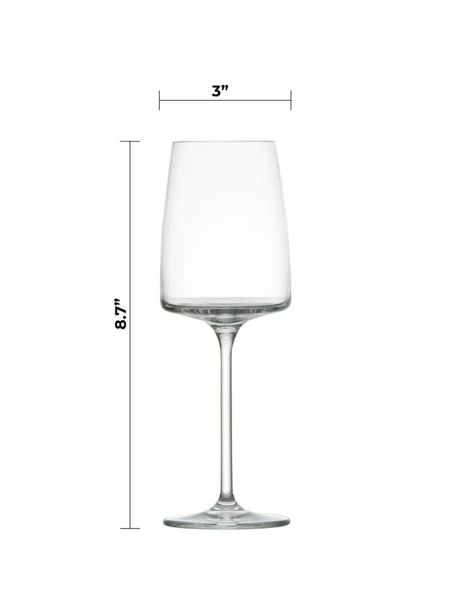 Набор из 8 бокалов для красного и белого вина Sensa Zwiesel Glas — изображение 6 из 9, прозрачный