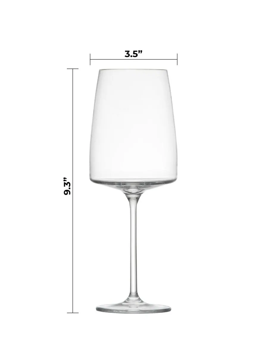 Набор из 8 бокалов для красного и белого вина Sensa Zwiesel Glas — изображение 7 из 9, прозрачный
