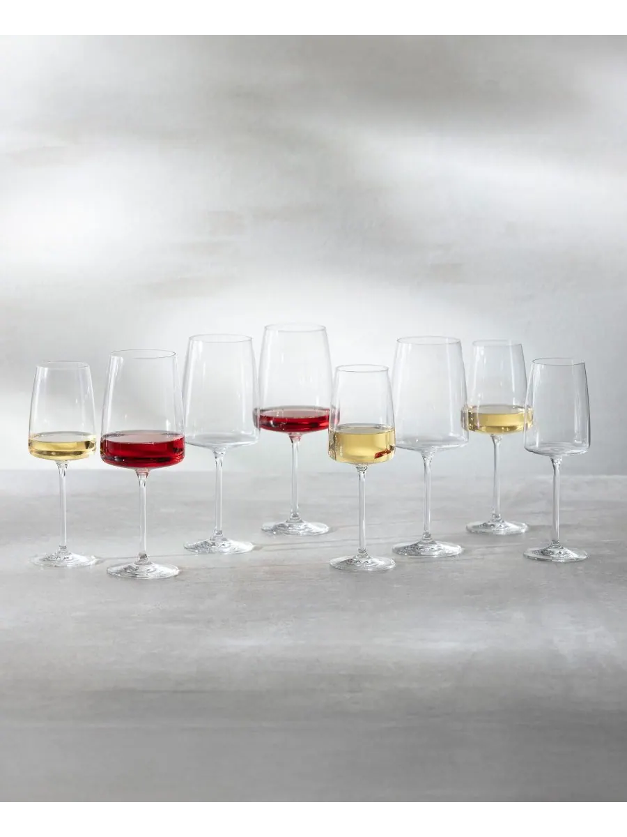 Набор из 8 бокалов для красного и белого вина Sensa Zwiesel Glas — изображение 9 из 9, прозрачный
