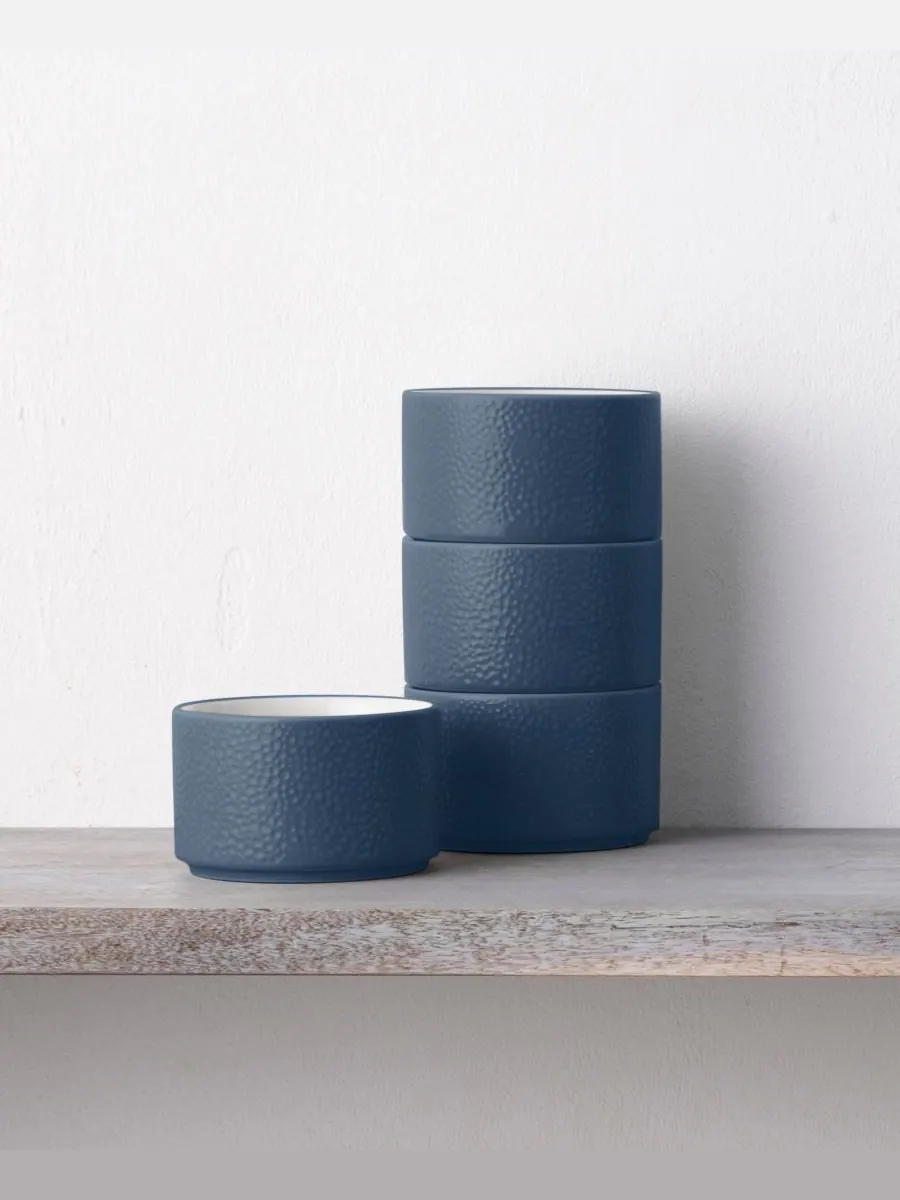 Набор из 4 мини-боулов Colortex Stone Stax Noritake — изображение 2 из 6, синий