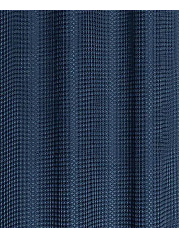 Вафельная занавеска для душа, 70" x 72" Dainty Home — изображение 3 из 3, темно-синий
