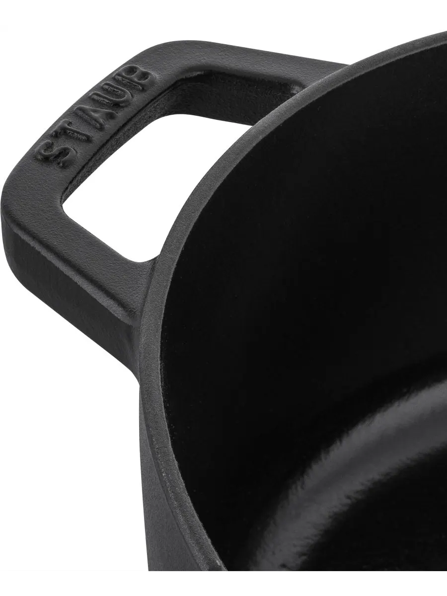 Овальная чугунная утятница Staub Wide, 31 см, 5.9 л — изображение 10 из 10, синий