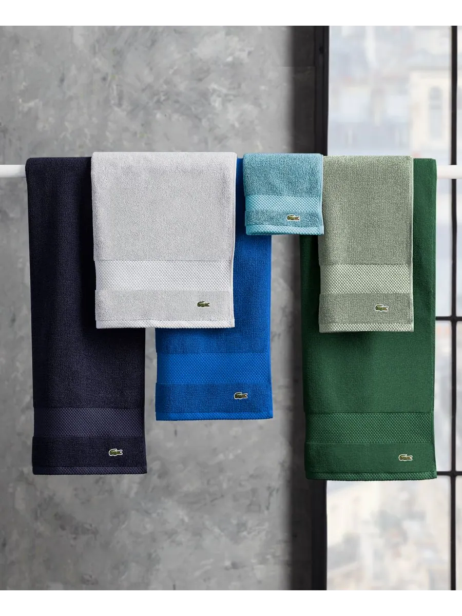 Антимикробное полотенце для рук Heritage из хлопка Supima, 40 см x 76 см Lacoste Home — изображение 4 из 10, микросхема