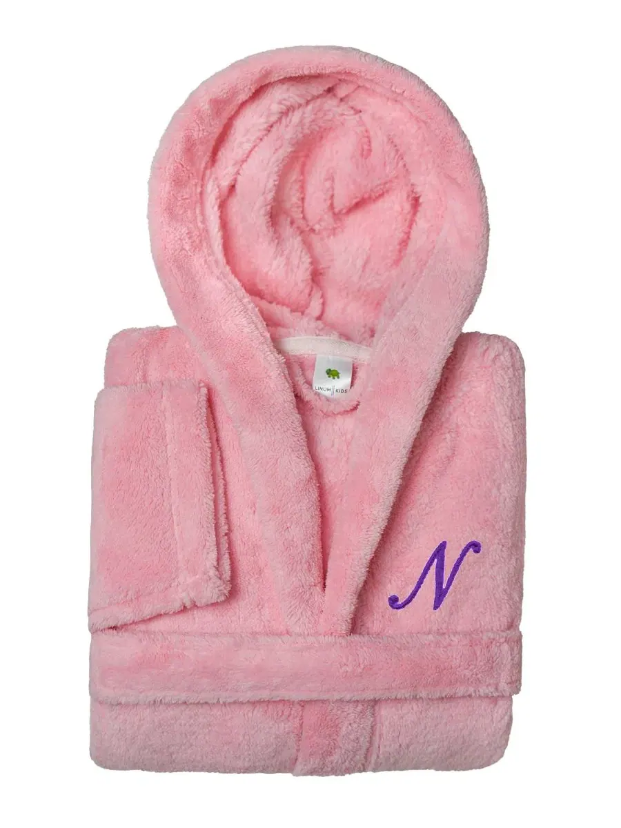 Детский махровый халат с капюшоном Linum Kids SUPER PLUSH Linum Home
