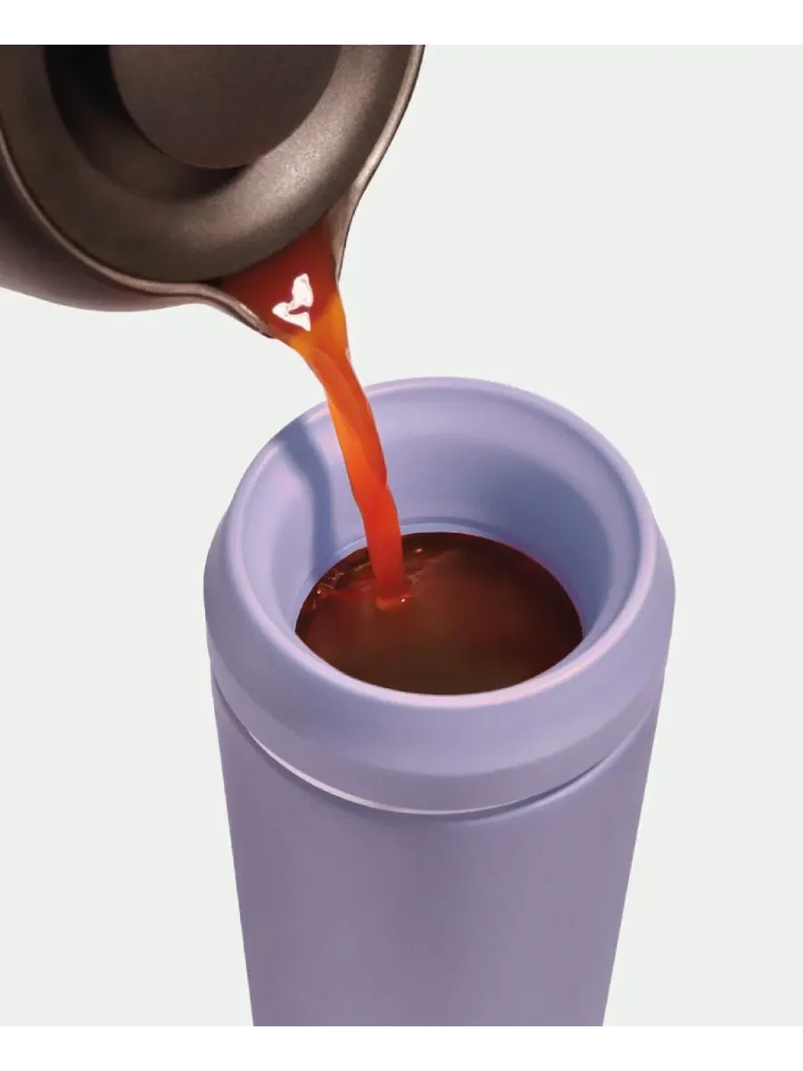 Дорожная кружка-термос 475 мл с крышкой 360° Topl To Go Travel Tumbler 16oz topl drinkware — изображение 2 из 3, фиолетовый