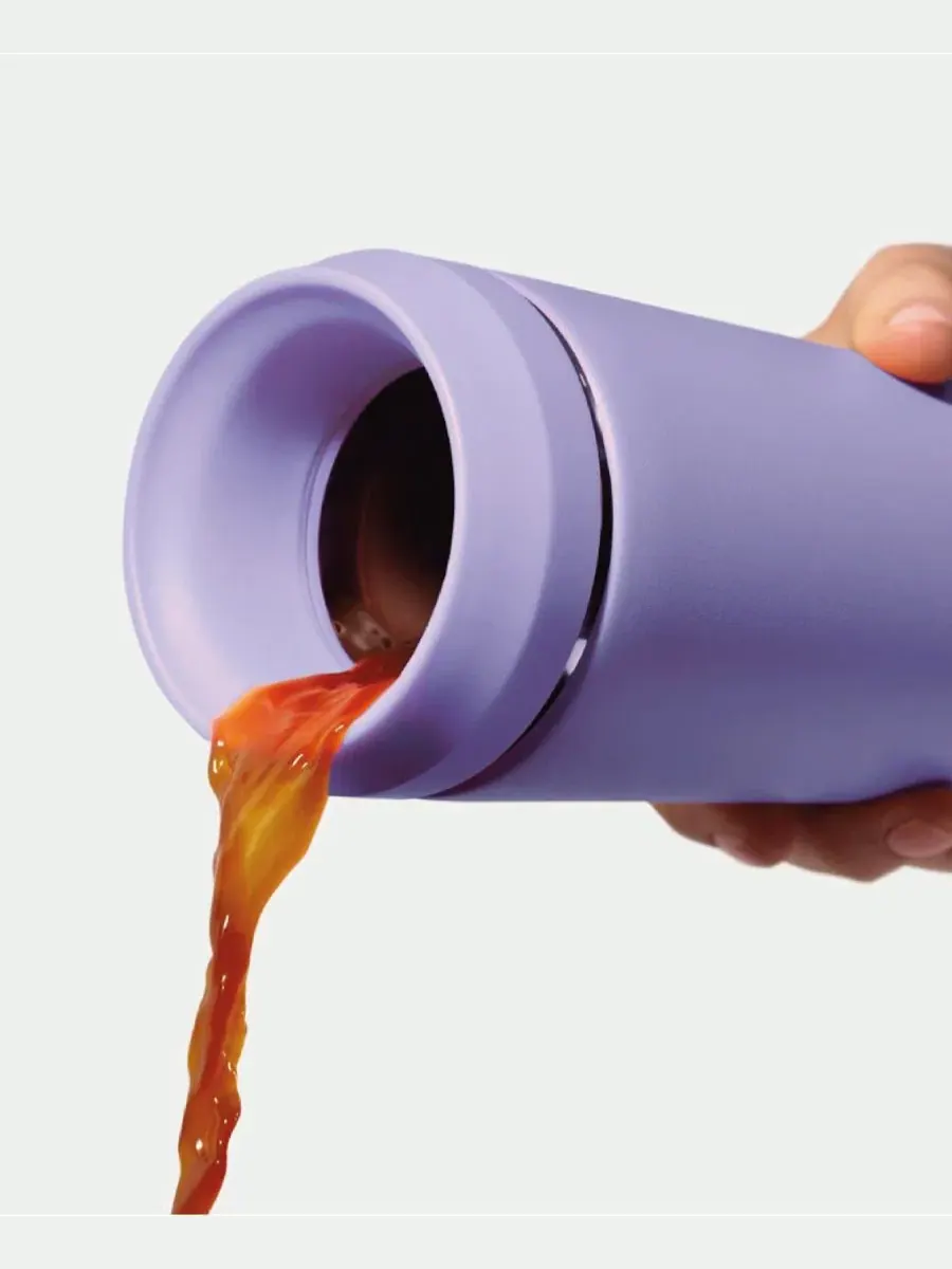 Дорожная кружка-термос 475 мл с крышкой 360° Topl To Go Travel Tumbler 16oz topl drinkware — изображение 3 из 3, фиолетовый