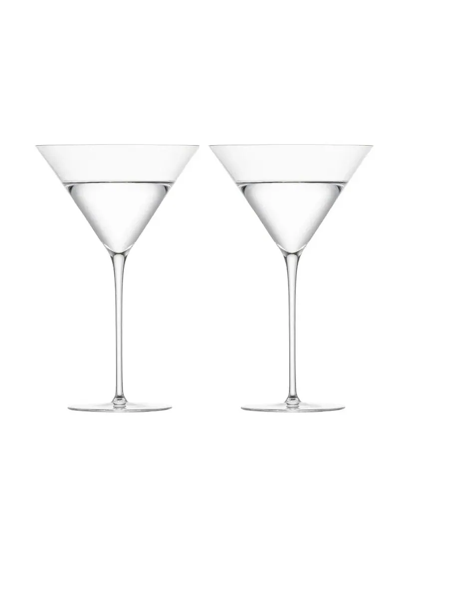 Набор из 2 бокалов для мартини, 9,9 унции, Handmade Enoteca Zwiesel Glas — изображение 1 из 4, прозрачный