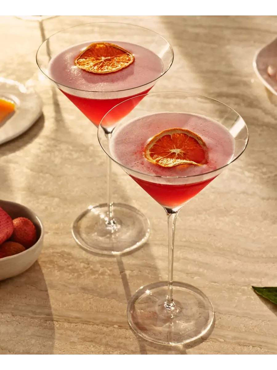 Набор из 2 бокалов для мартини, 9,9 унции, Handmade Enoteca Zwiesel Glas — изображение 3 из 4, прозрачный