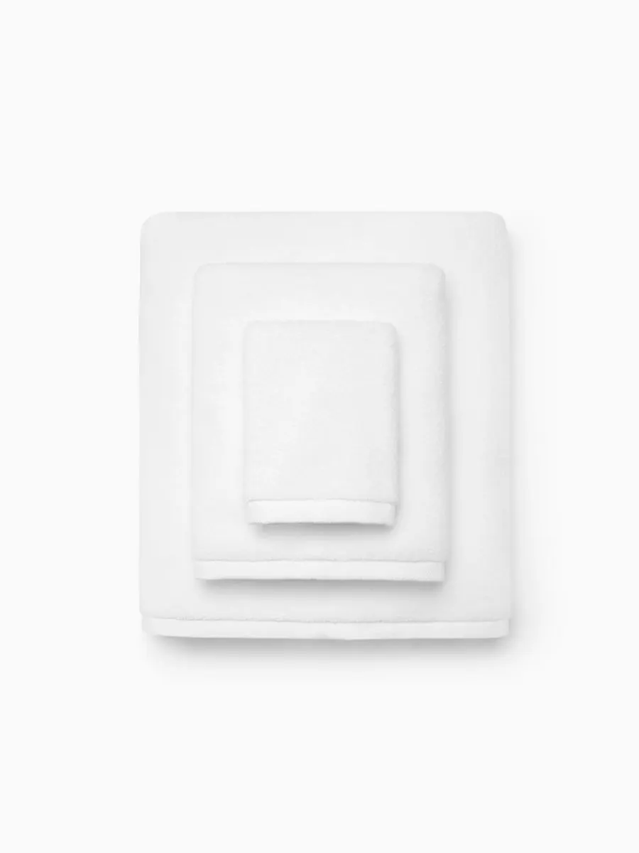 Хлопковое полотенце для рук cielo, 20 x 30 дюймов. SFERRA — изображение 2 из 3, белый