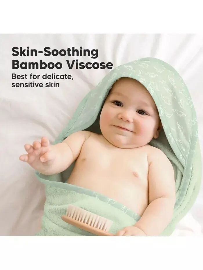 Детское полотенце с капюшоном Keababies органическое — изображение 2 из 9