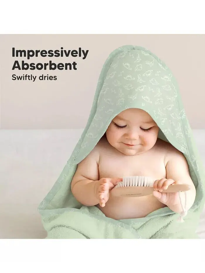 Детское полотенце с капюшоном Keababies органическое — изображение 8 из 9
