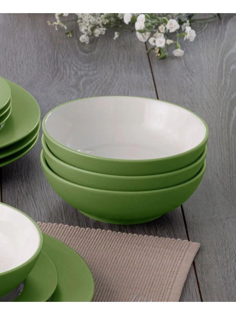 Набор посуды Colorwave Rim из 16 предметов, на 4 персоны Noritake — изображение 10 из 10, яблочный