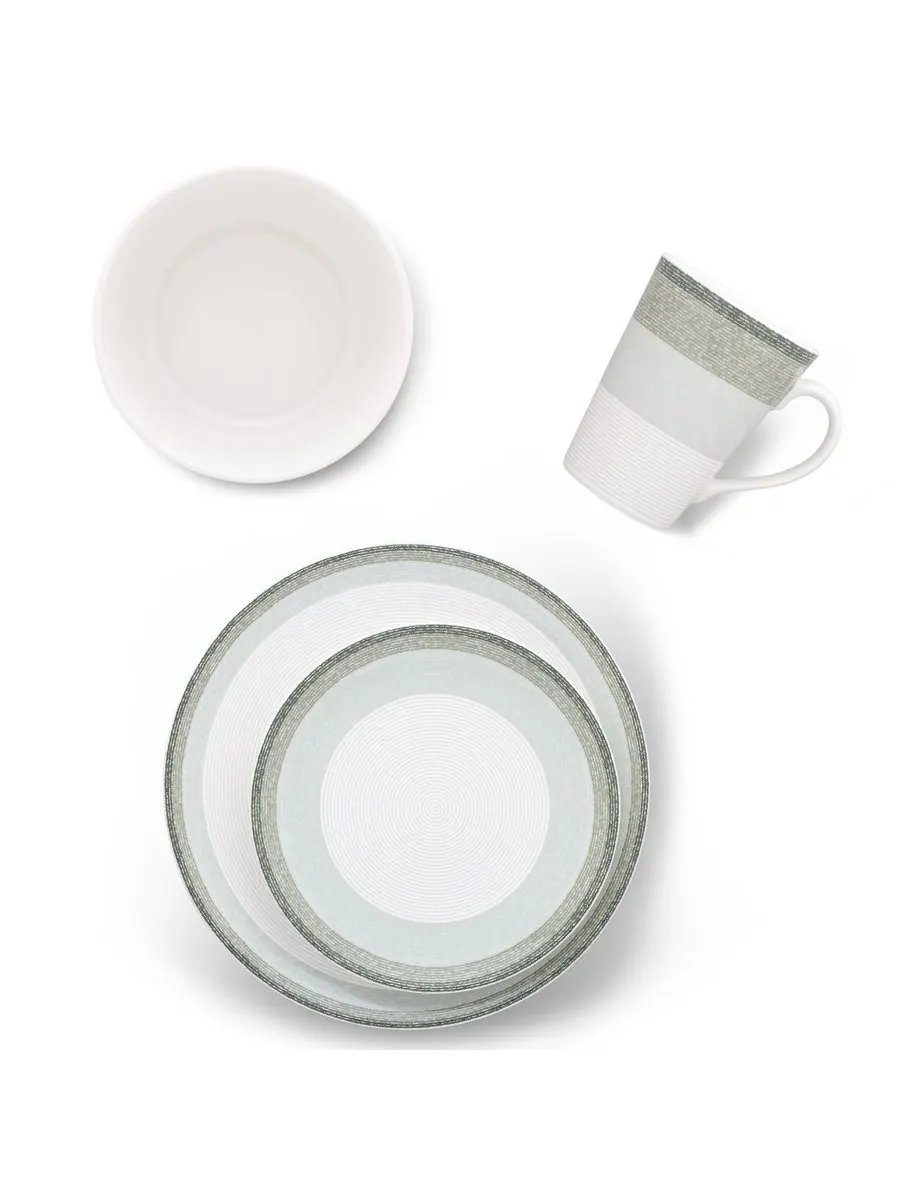 Набор посуды Colorscapes Layers из 4 предметов (купи) Noritake — изображение 3 из 10, шалфейный