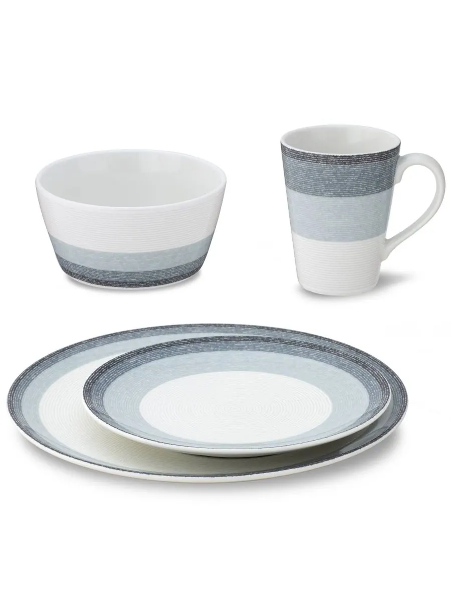 Набор посуды Colorscapes Layers из 4 предметов (купи) Noritake — изображение 2 из 10, пепельный