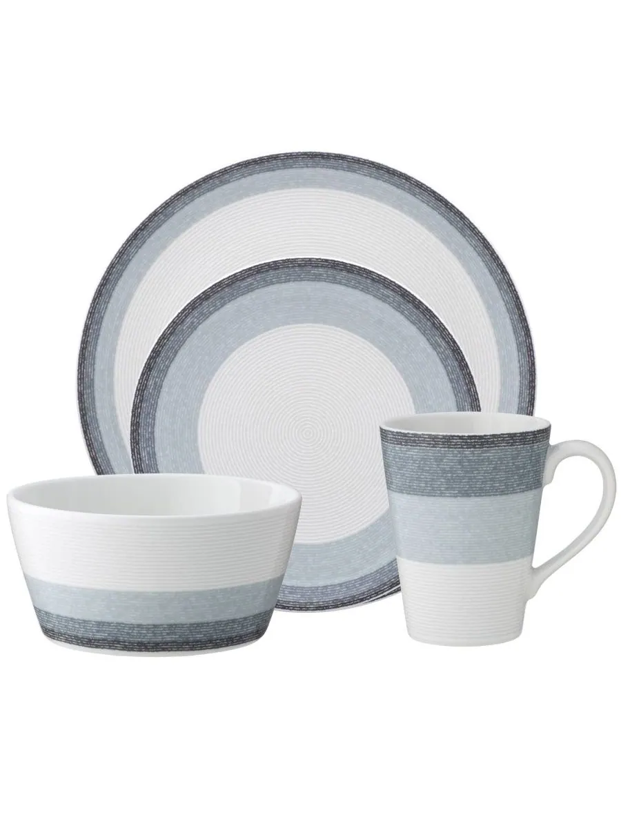 Набор посуды Colorscapes Layers из 4 предметов (купи) Noritake — изображение 4 из 10, пепельный