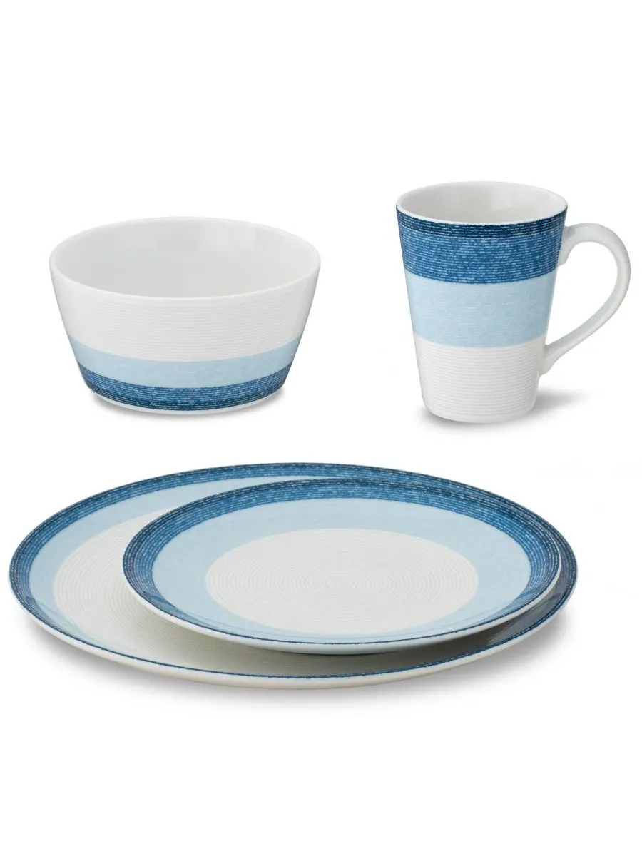 Набор посуды Colorscapes Layers из 4 предметов (купи) Noritake — изображение 6 из 10, пепельный