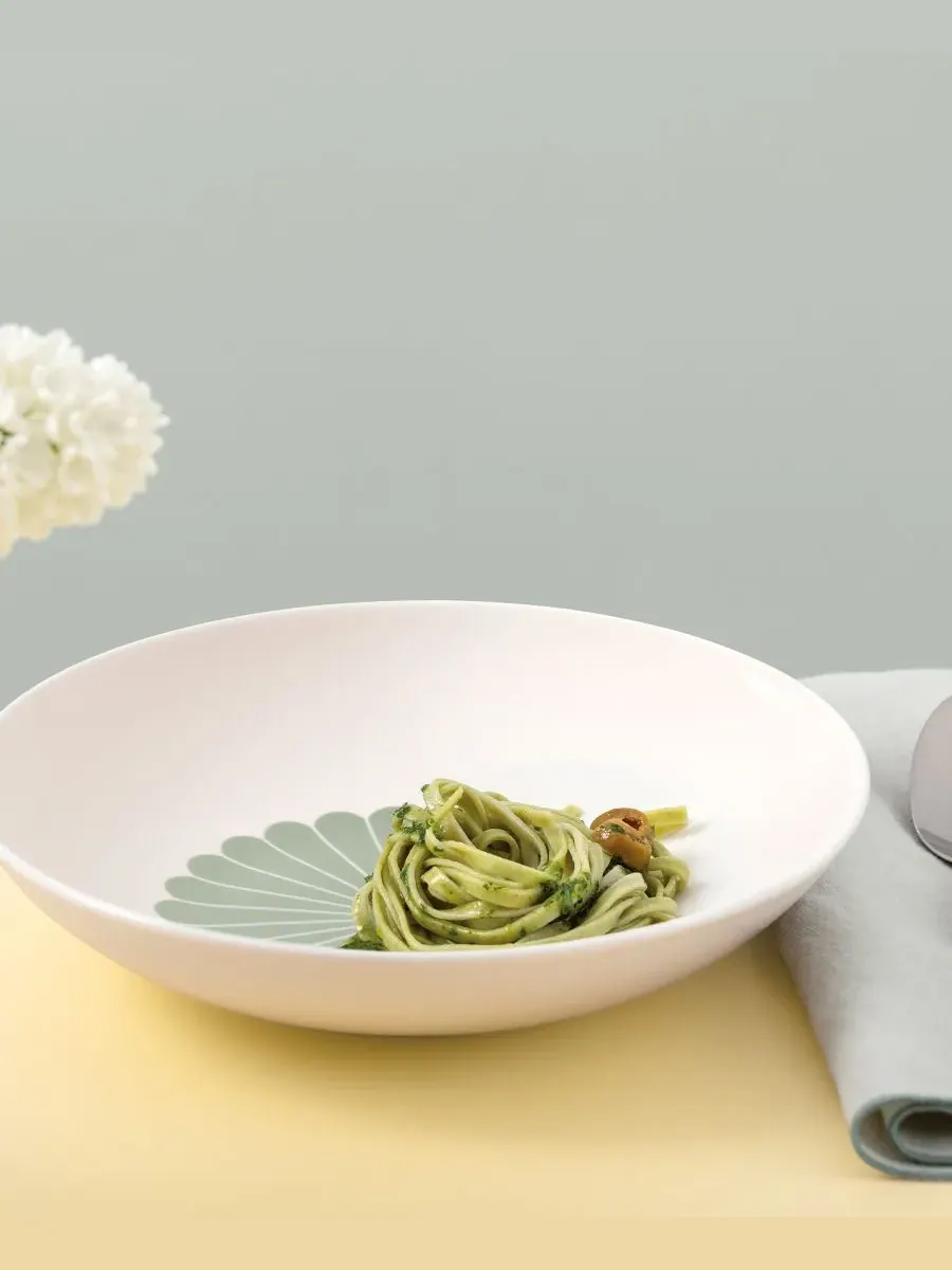 Абстрактное цветение Флер в миске для пасты Villeroy & Boch — изображение 3 из 4, зеленый