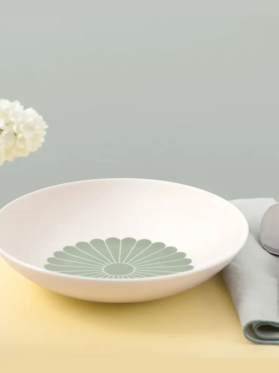 Абстрактное цветение Флер в миске для пасты Villeroy & Boch — изображение 4 из 4, зеленый