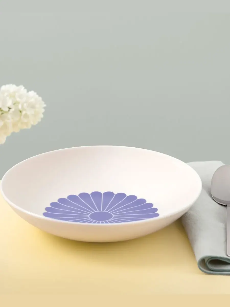 Абстрактное цветение Флер в миске для пасты Villeroy & Boch — изображение 2 из 3, синий