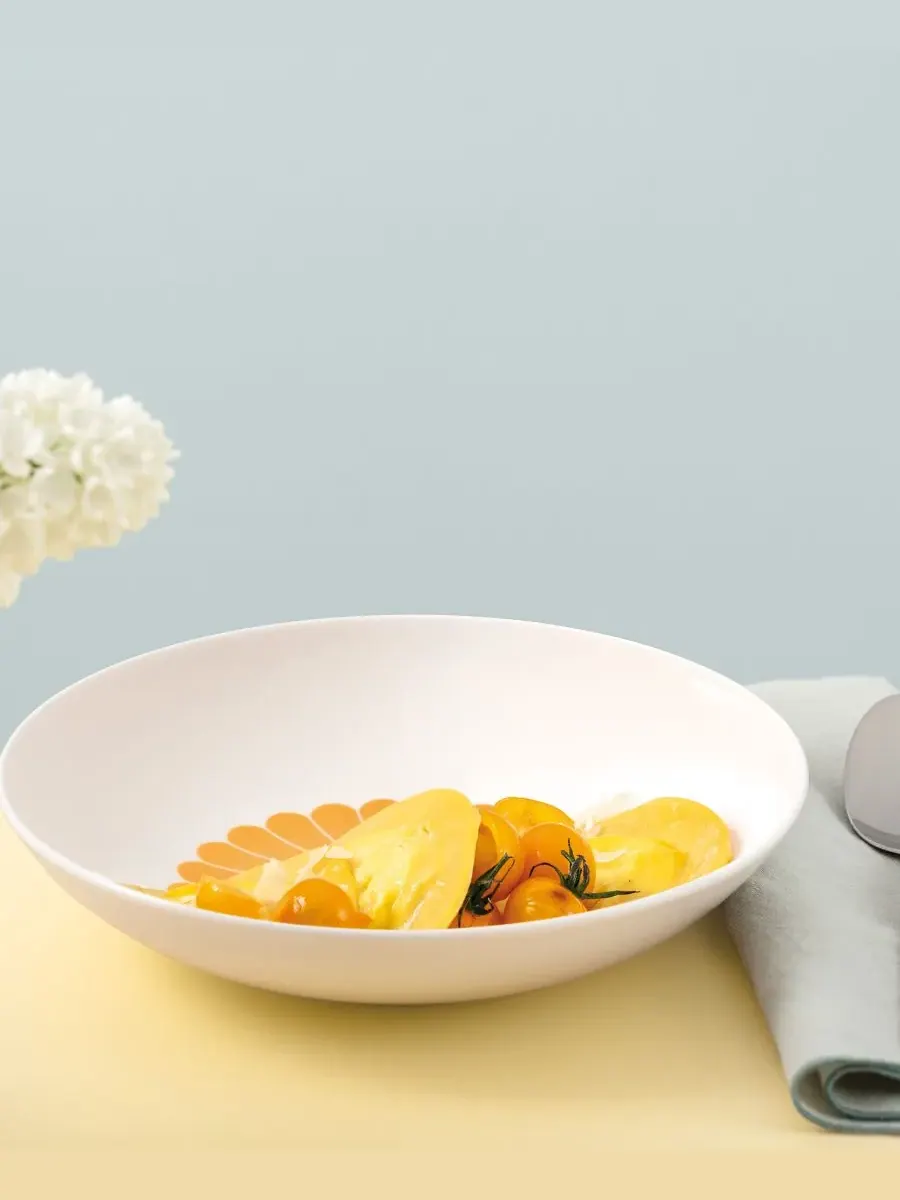 Абстрактное цветение Флер в миске для пасты Villeroy & Boch — изображение 4 из 4, желтый